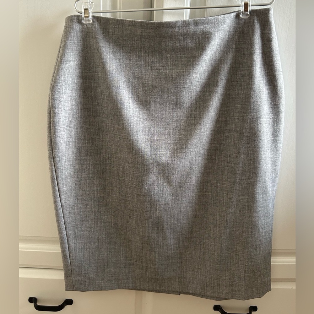 Banana Republic Grey Pencil Skirt